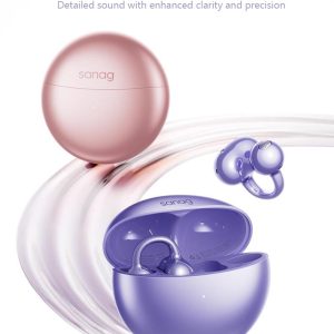 Sanag S6S Pro Ultra Open-Ear Bluetooth Headphones, AI-Enhanced Wireless Air Conduction Sports Earclip Earbuds 2025 New